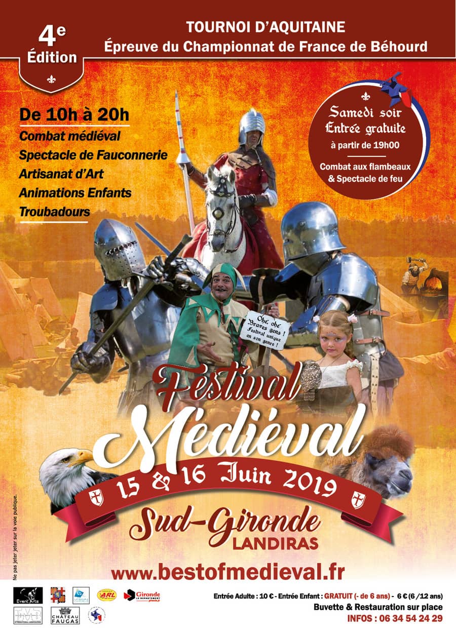 4ème édition du Festival Médiéval Sud Gironde