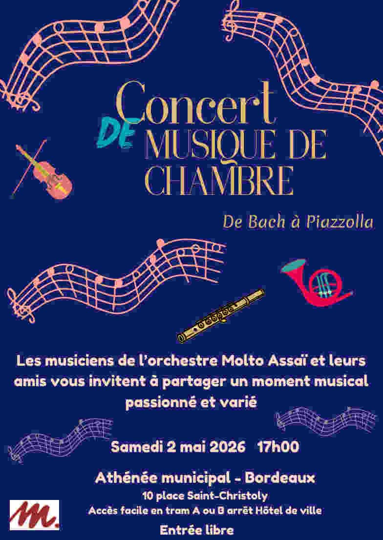 Orchestre Molto Assaï - de Bach à Piazzolla - musique de chambre