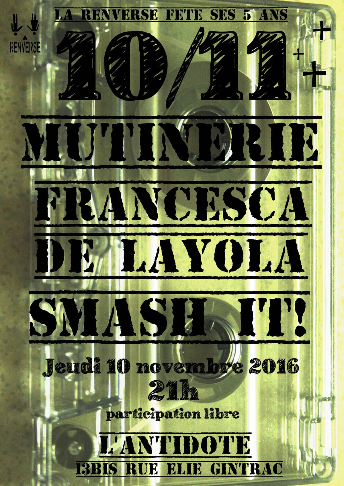 Anniversaire de La Renverse : 5 ans !