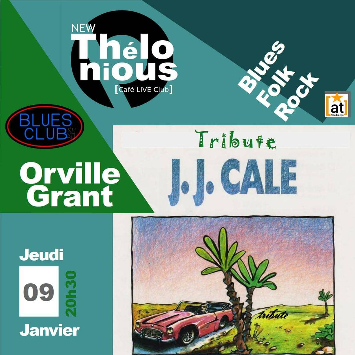 Blues club / Orville Grant tribute JJ Cale