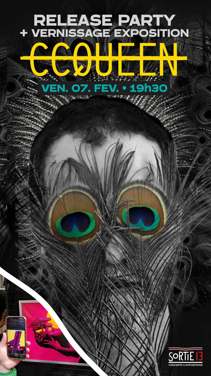 CC QUEEN -> Release Party + Vernissage exposition