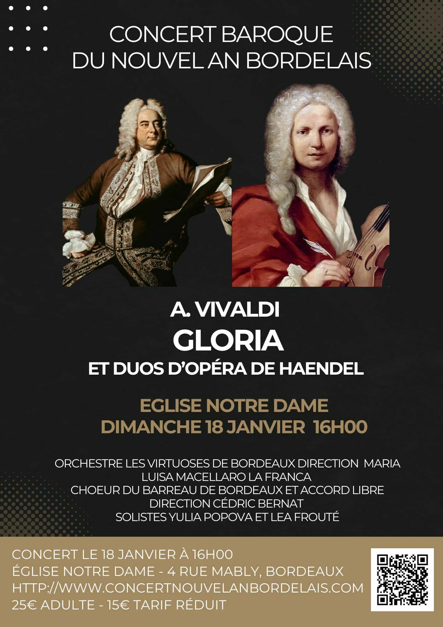 Concert baroque du nouvel an bordelais