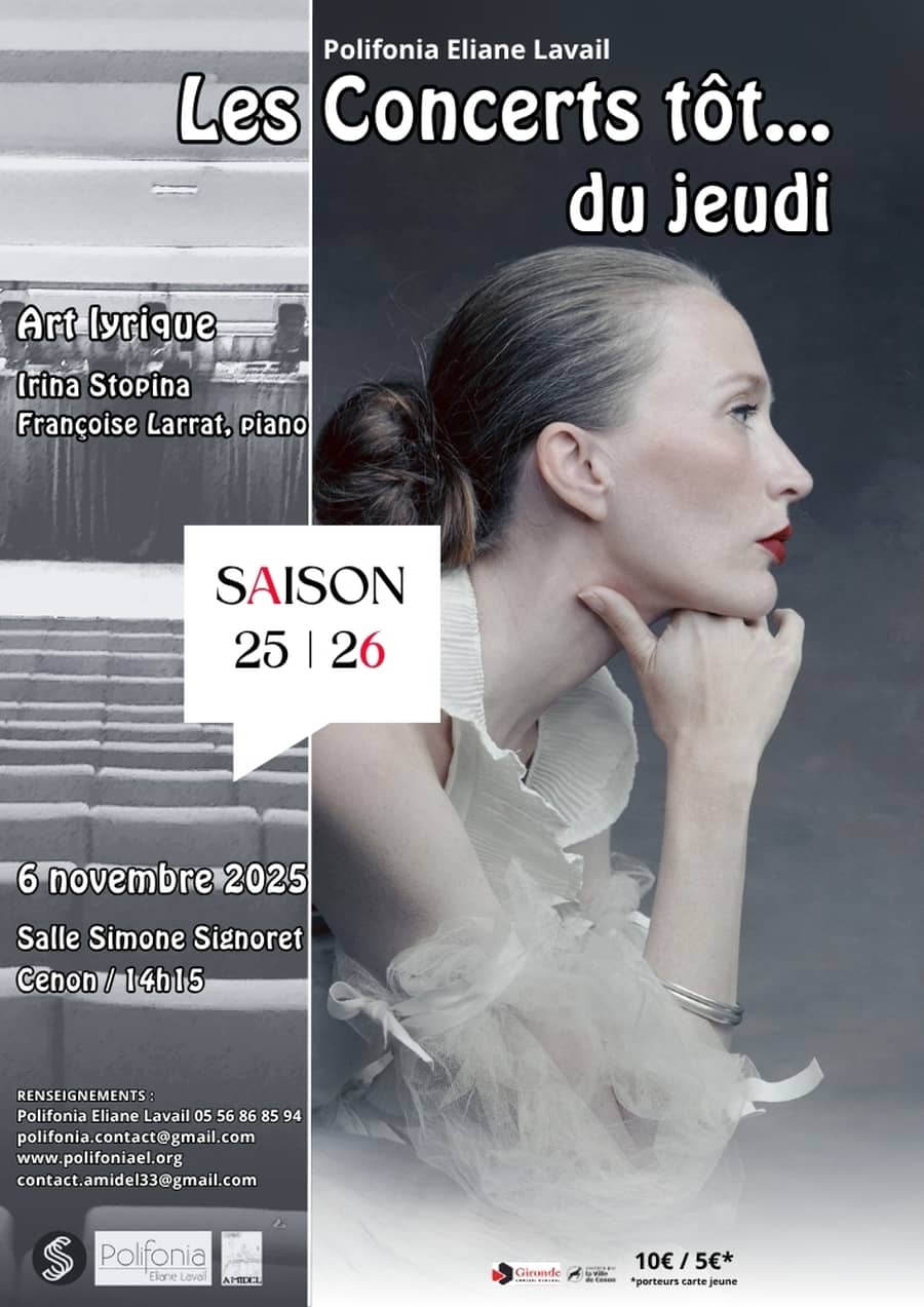 Concert tôt... Art lyrique