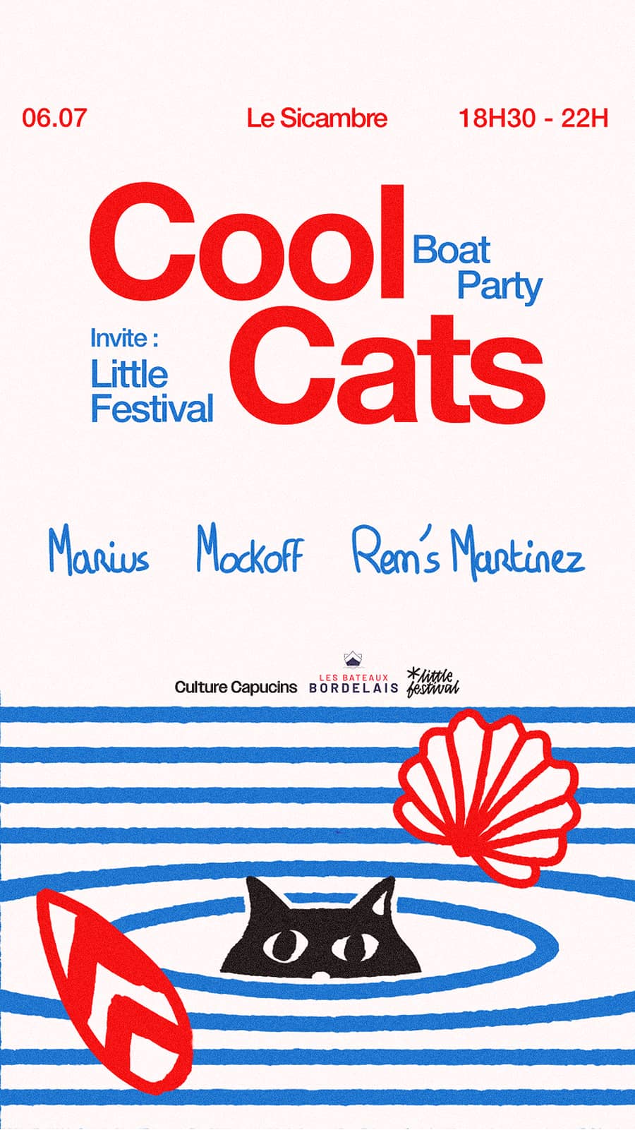 COOL CATS BOAT PARTY x Little festival