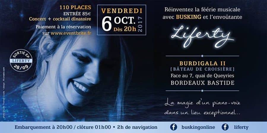 Croisière dinatoire : avec Liferty