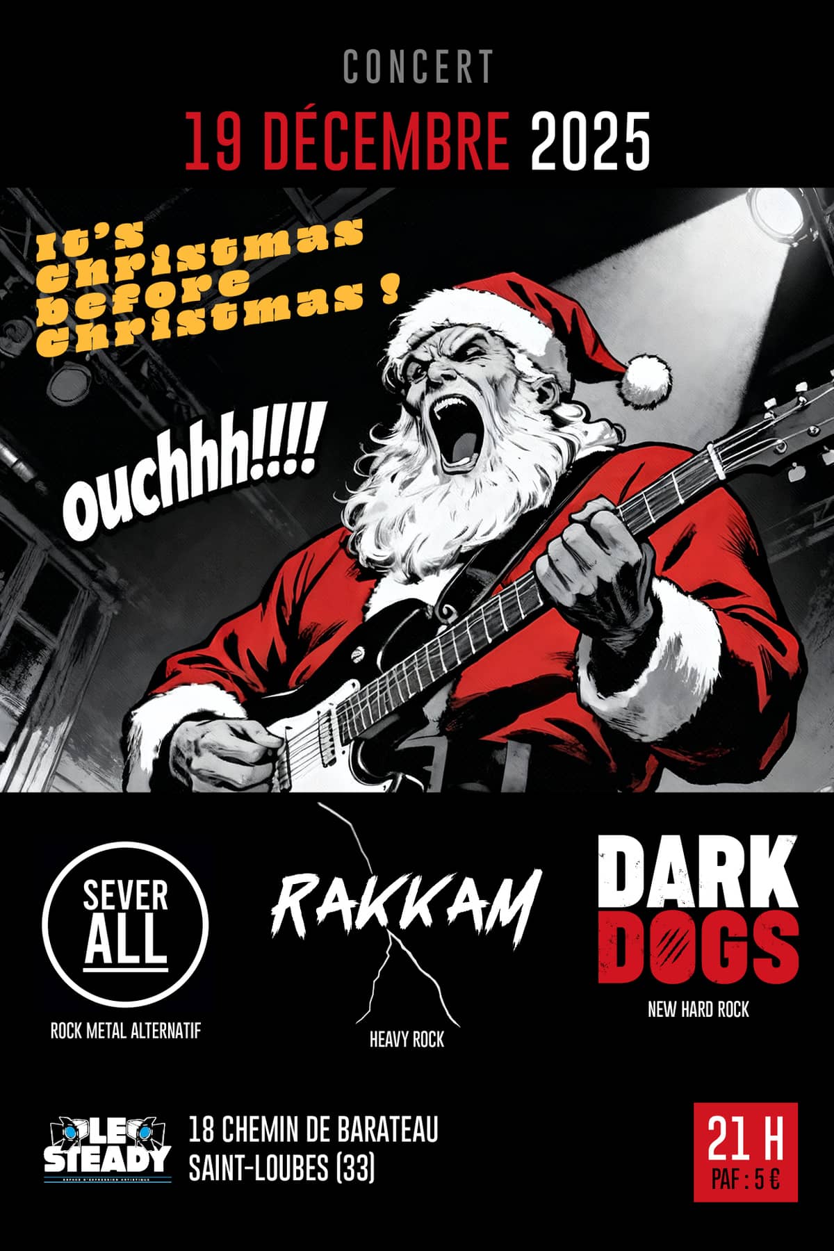 DARK DOGS + RAKKAM + SEVER ALL