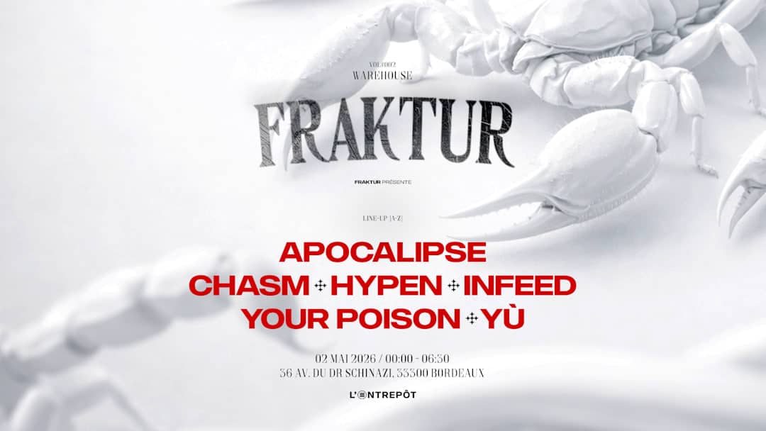 FRAKTUR w/ INFEED / CHASM / APOCALIPSE (...)