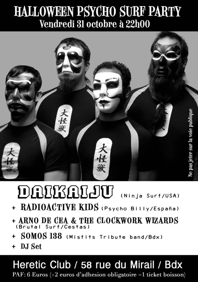 HALLOWEEN PSYCHO SURF PARTY