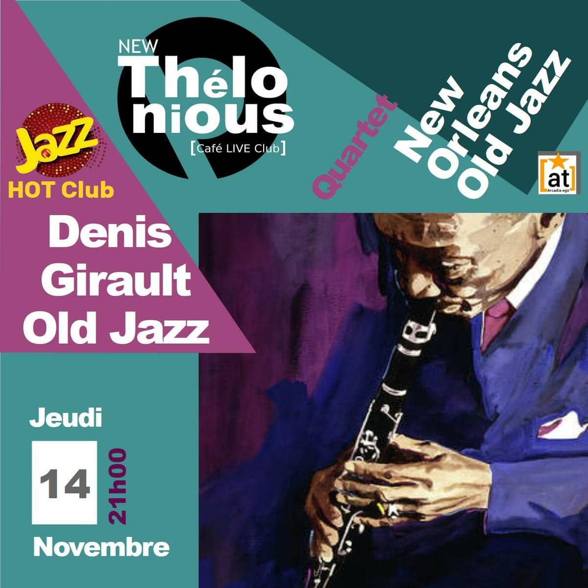 Jazz hot club / Denis Girault Old Jazz Quartet