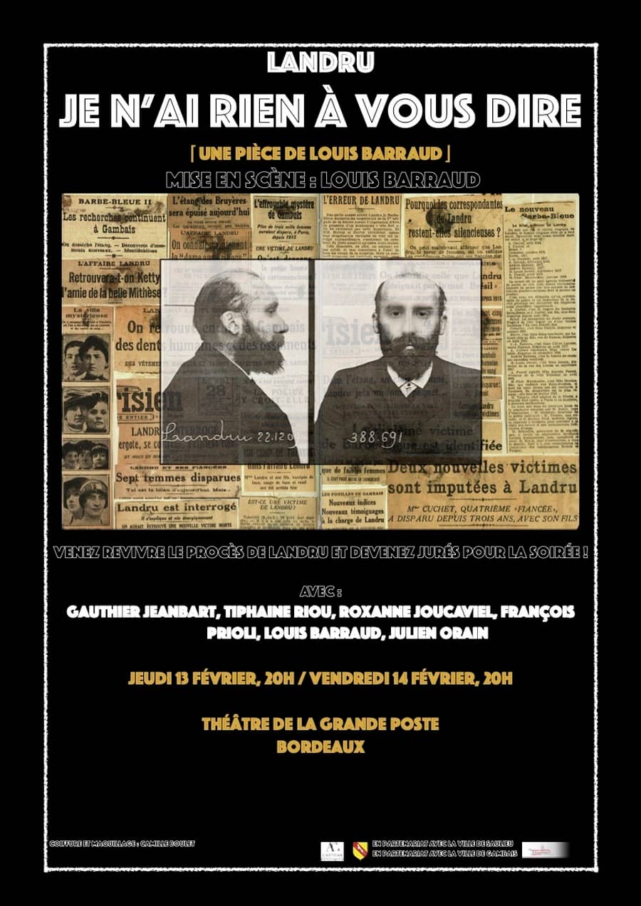 Je n'ai rien à vous dire - Le Procès de Landru