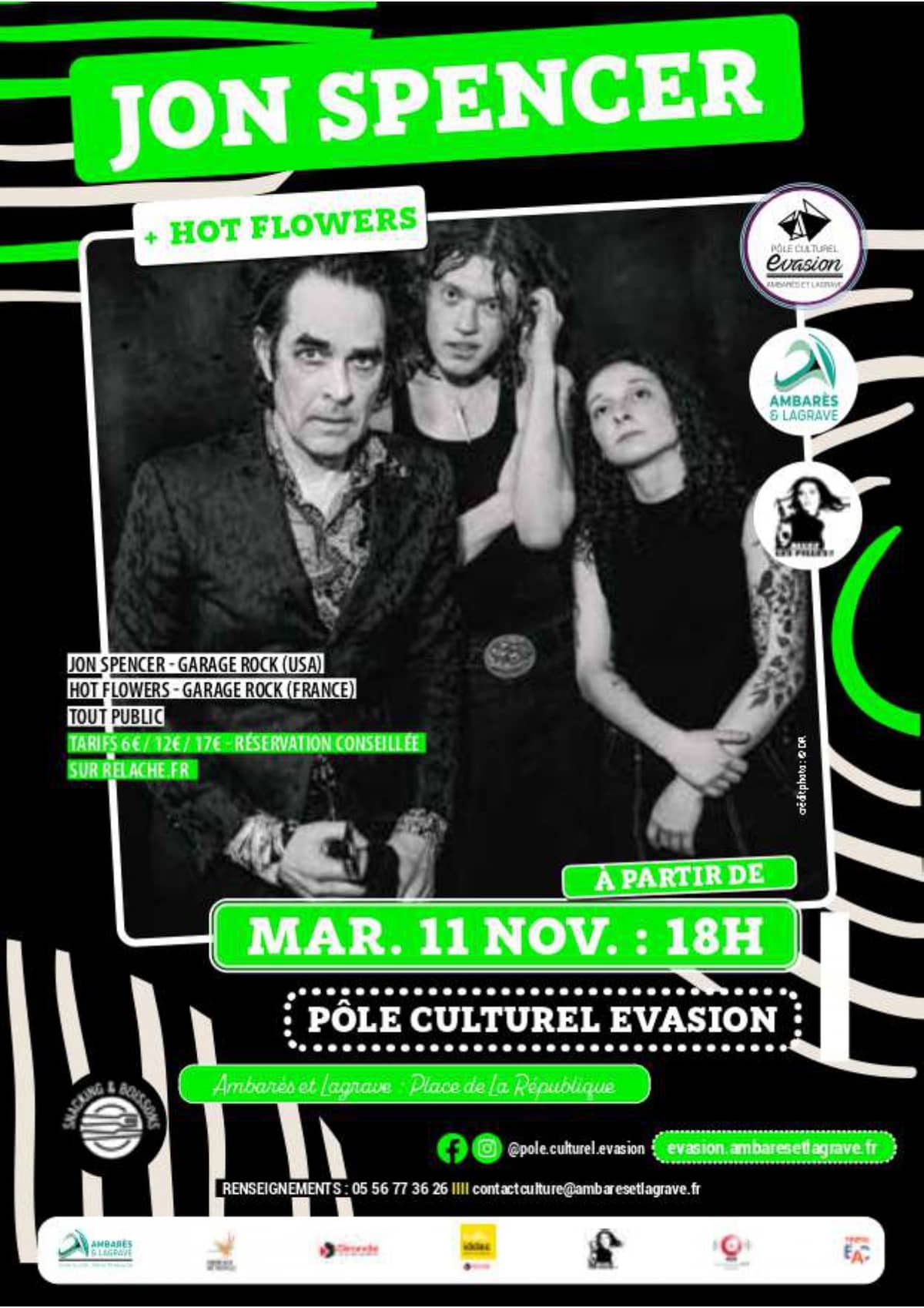 Jon Spencer + Hot Flowers