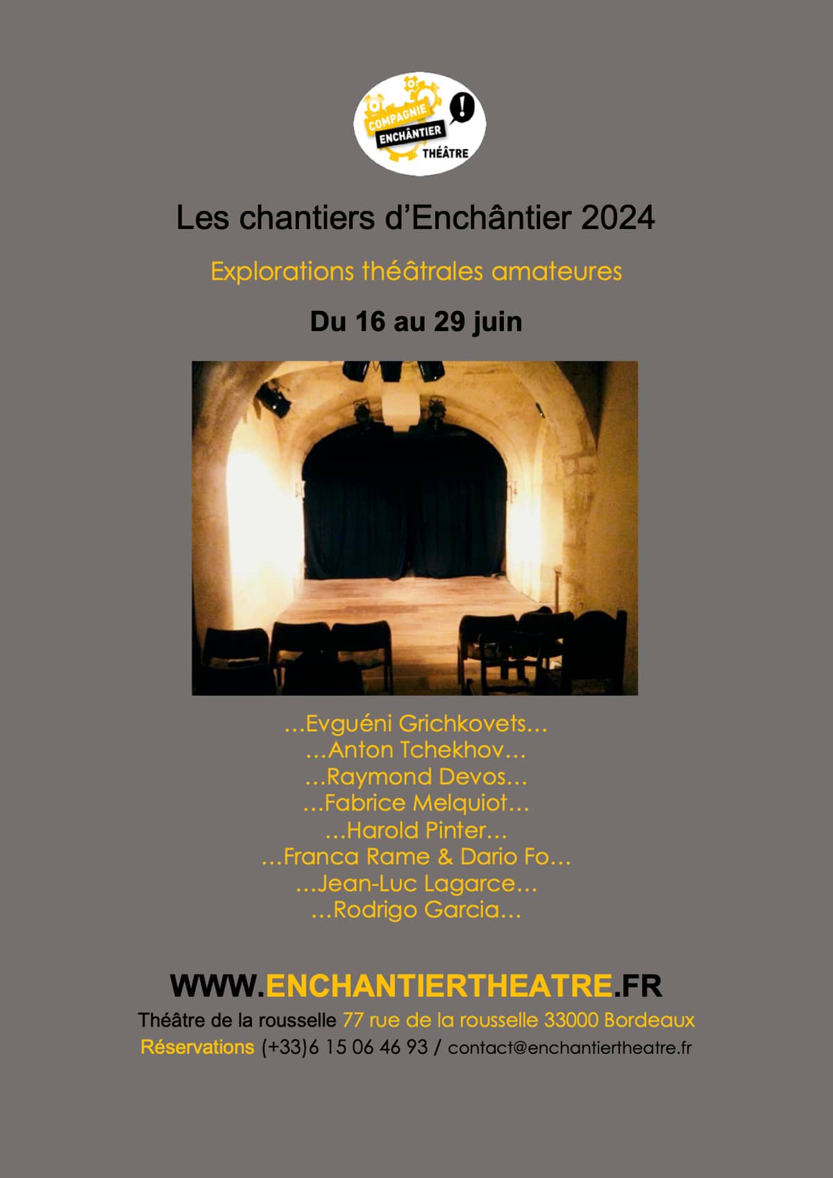 Les chantiers d'Enchântier 2024