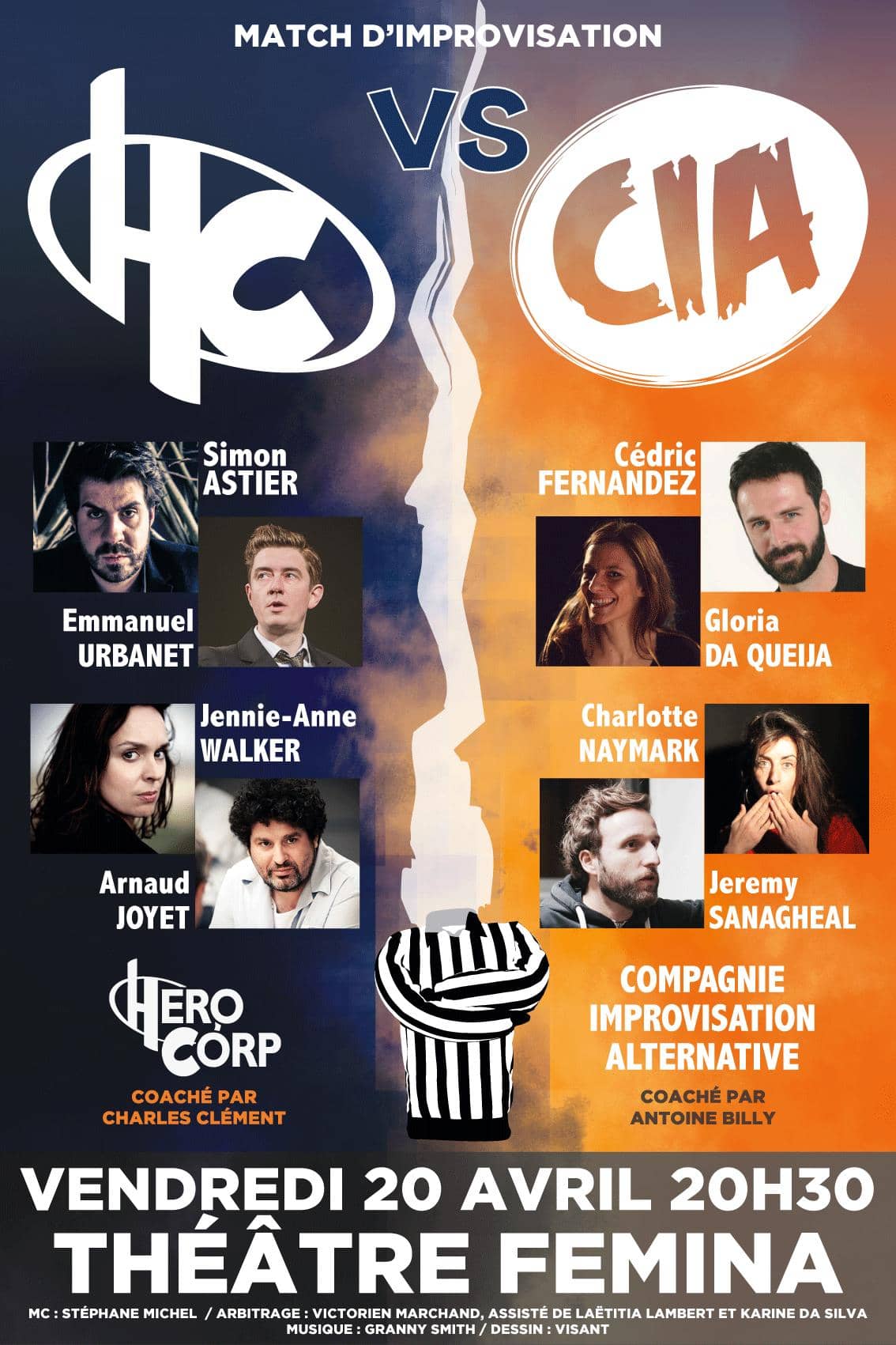 MATCH D'IMPROVISATION : CIA vs HEROCORP