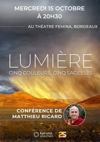 Matthieu Ricard - Lumières : cinq couleurs, cinq sagesses