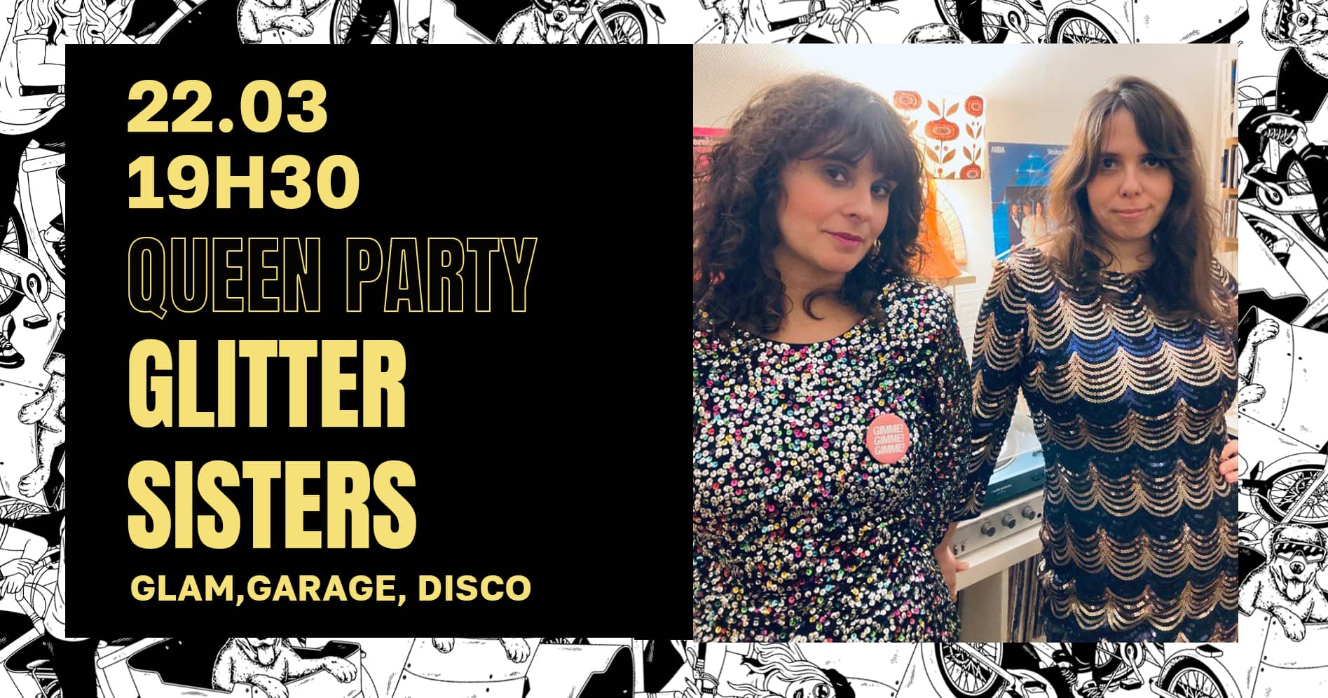 Queen Party - Glitters Sisters