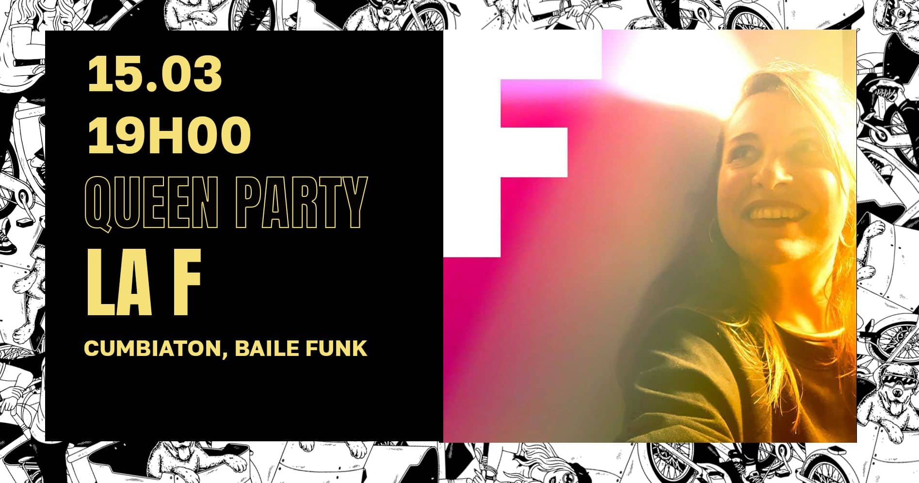 Queen Party - La F (aka Little Green Bag)