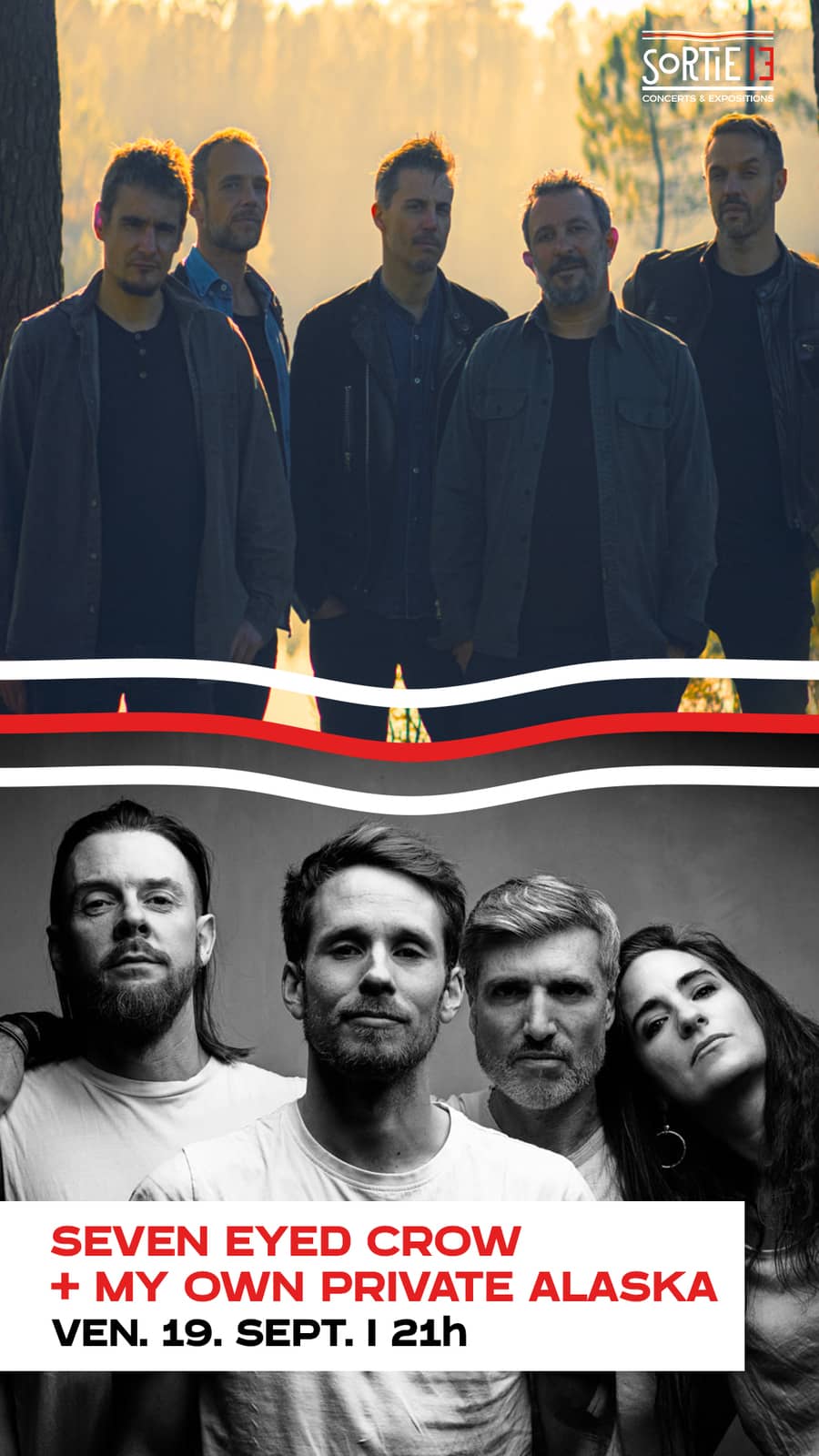 SEVEN EYED CROW + MY OWN PRIVATE ALASKA