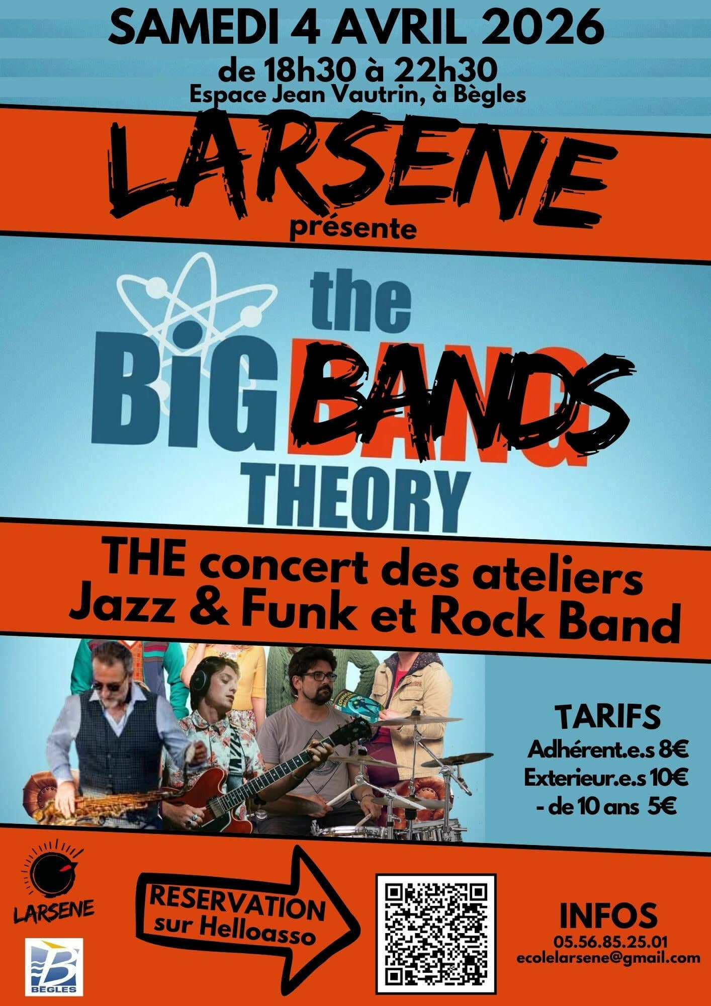 Soirée concert Larsene - The Big Bands Theory