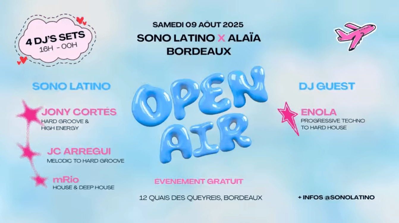Sono Latino X Alaia Open Air