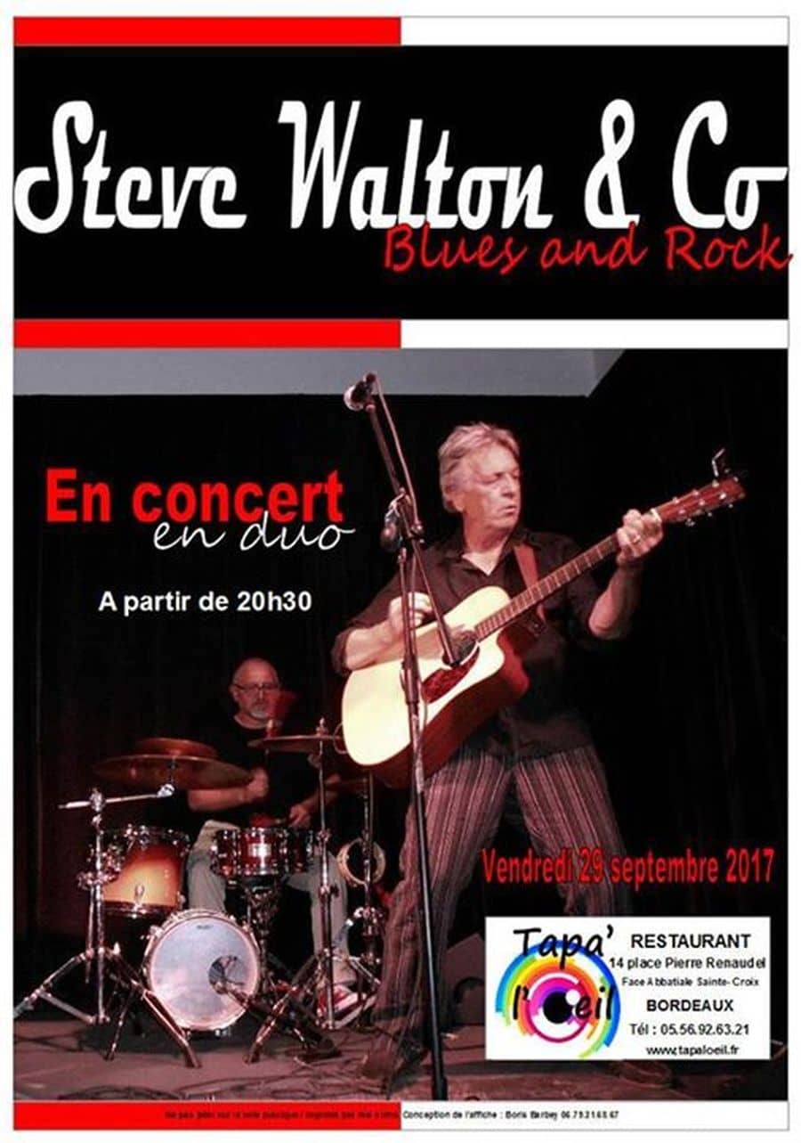 Tapas Concert : avec Steeve Walton
