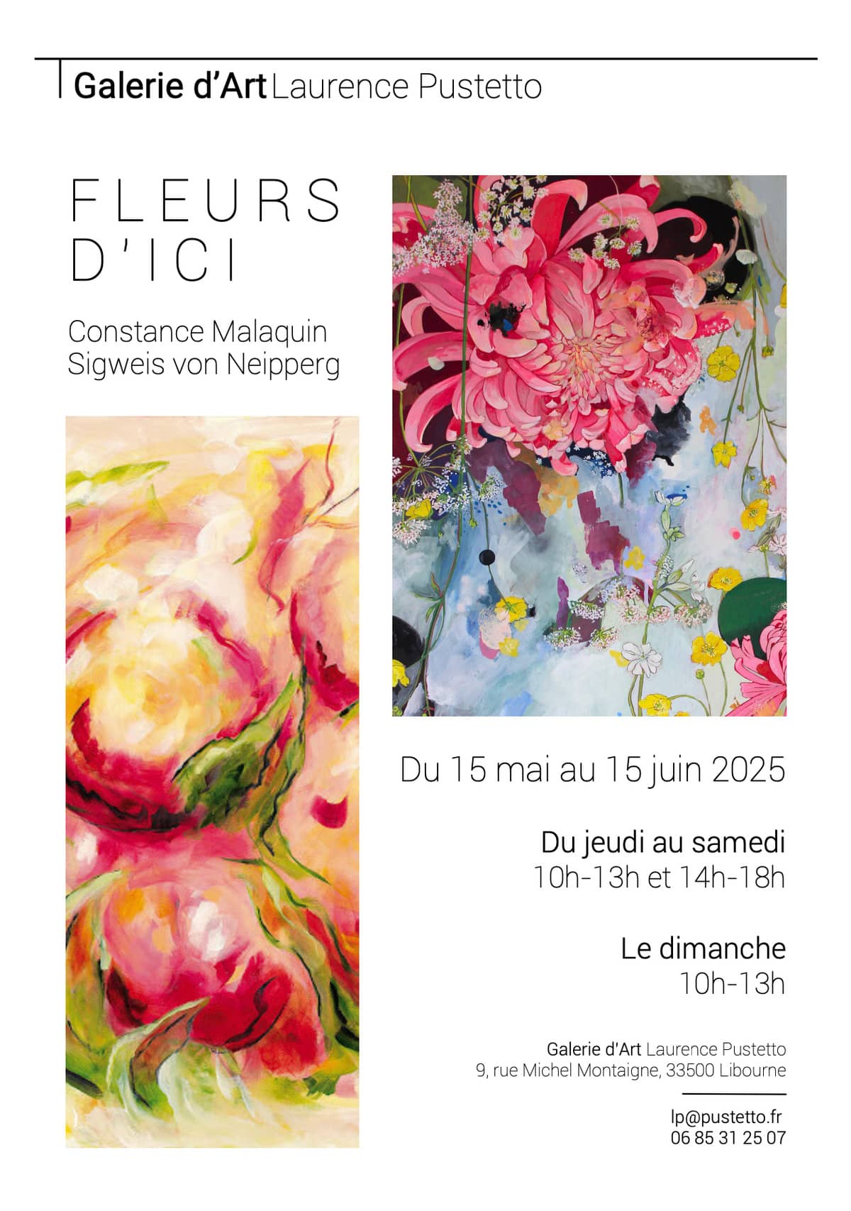 Vernissage FLEURS D'ICI