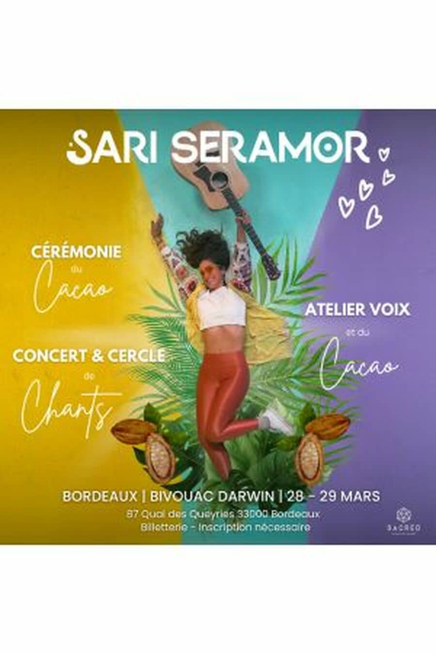 WEEK-END MUSIC & CACAO avec SARI SERAMOR