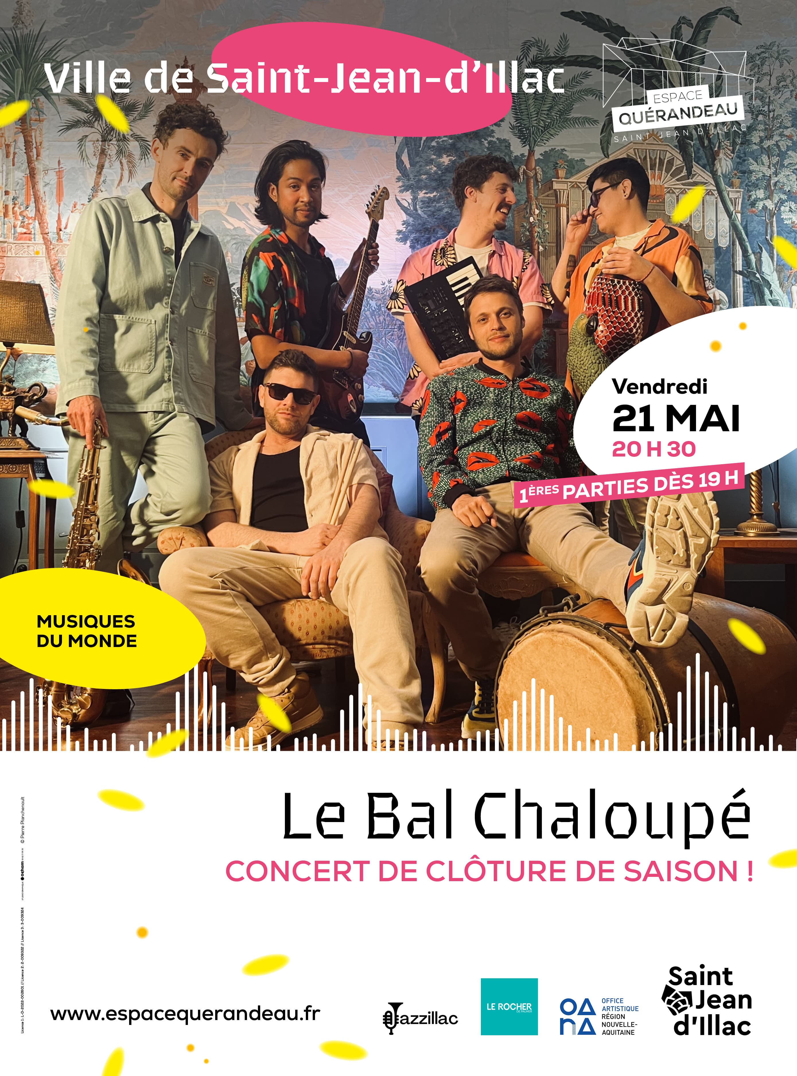Concert de clôture de saison avec le Bal chaloupé