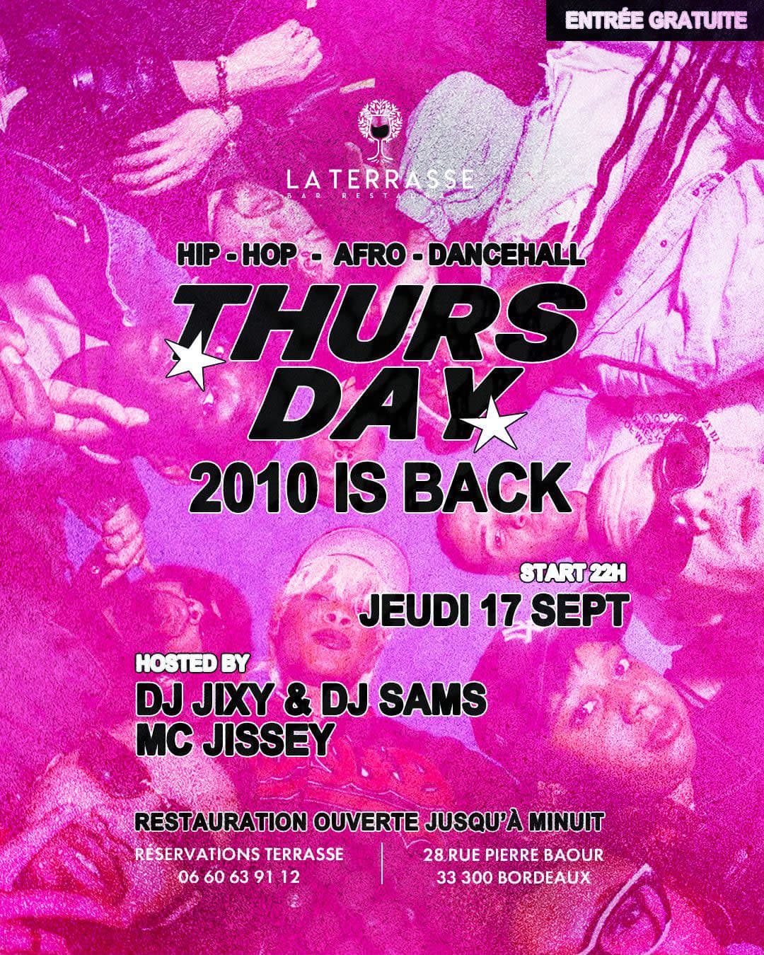 2010 is back - DJ Jixy, DJ Sams et MC Jissey
