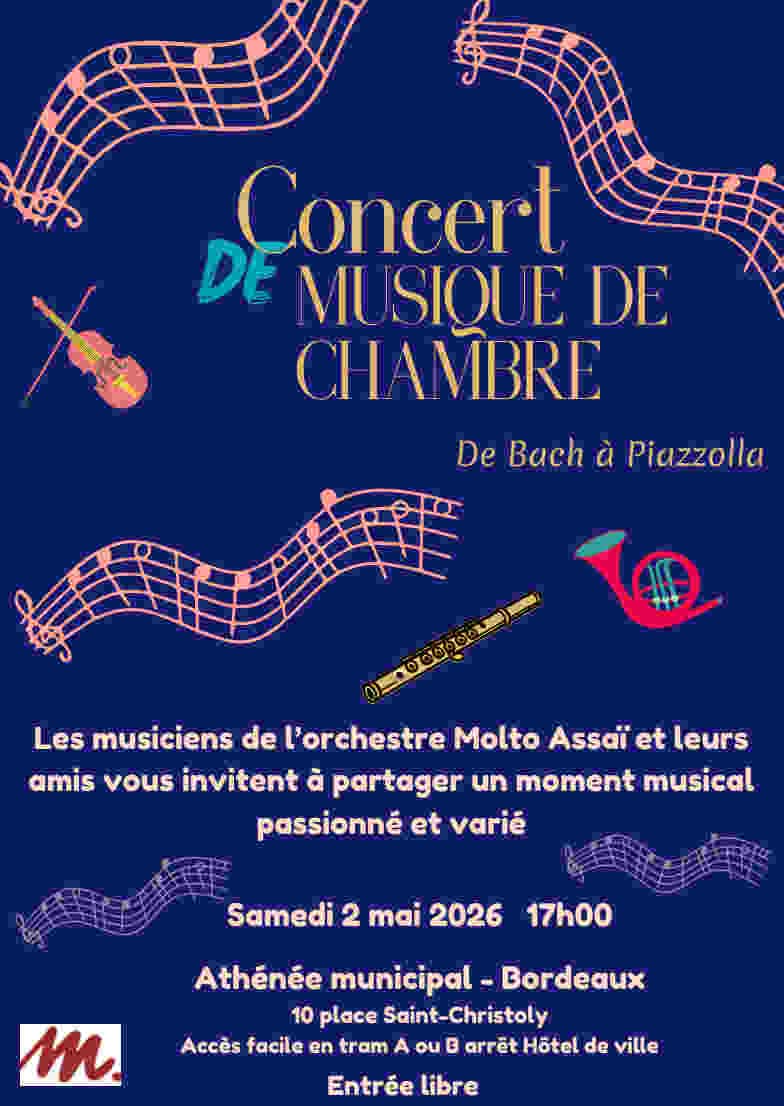 Orchestre Molto Assaï - de Bach à Piazzolla - musique de chambre