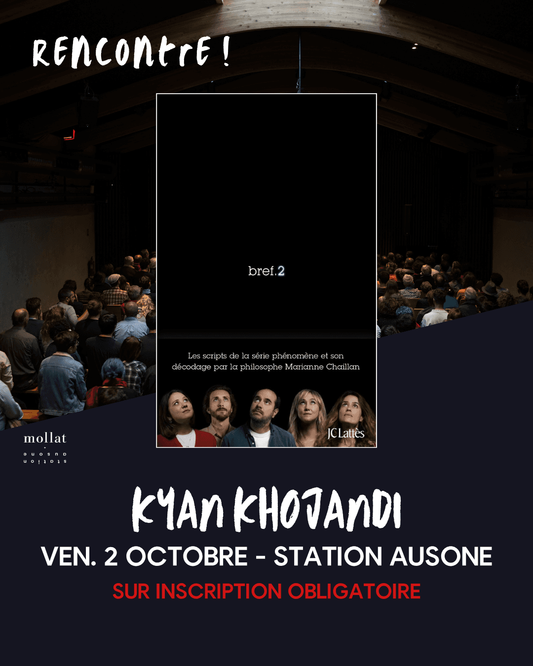 Rencontre avec Kyan Khojandi (sur inscription)