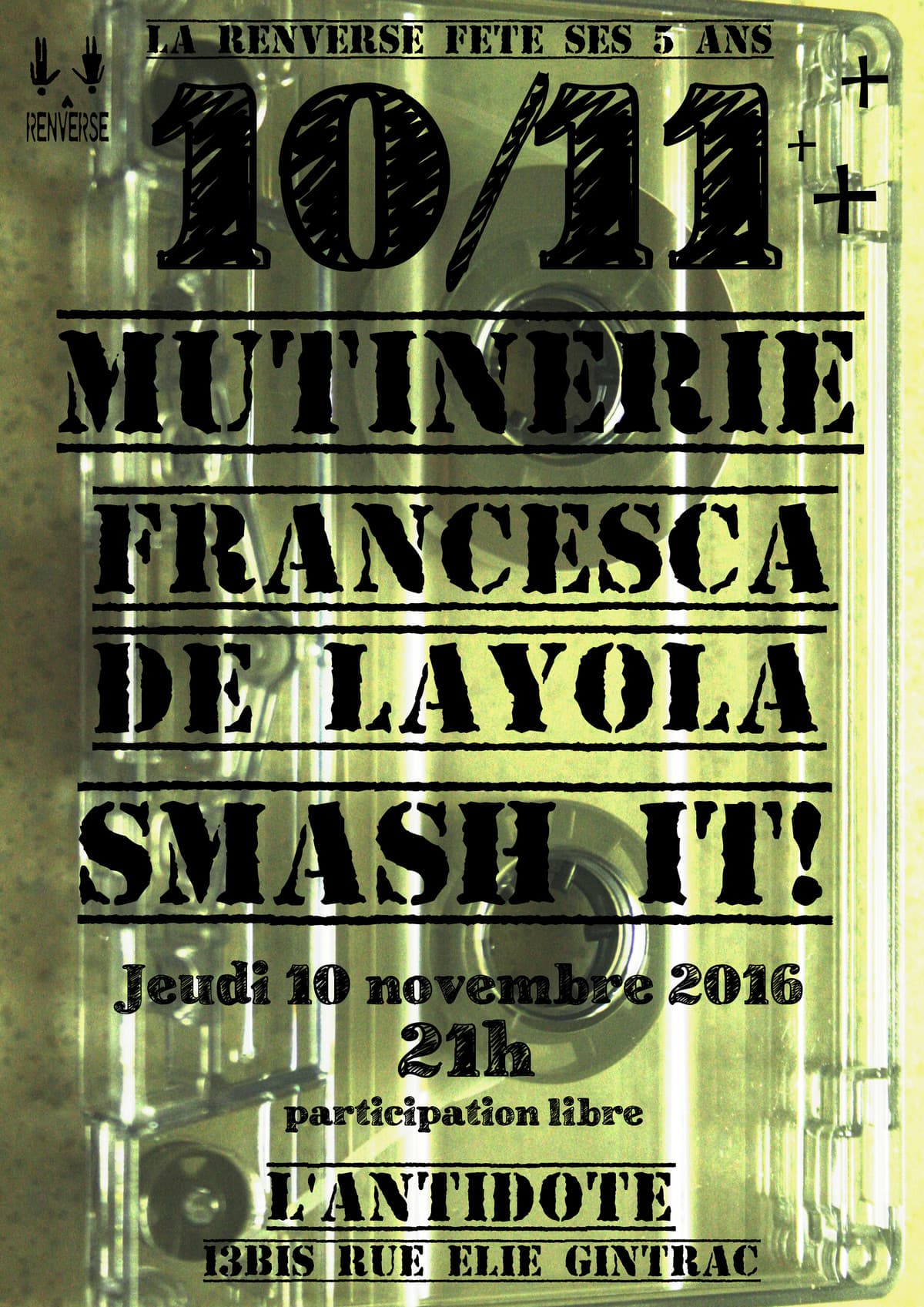 Anniversaire de La Renverse : 5 ans !