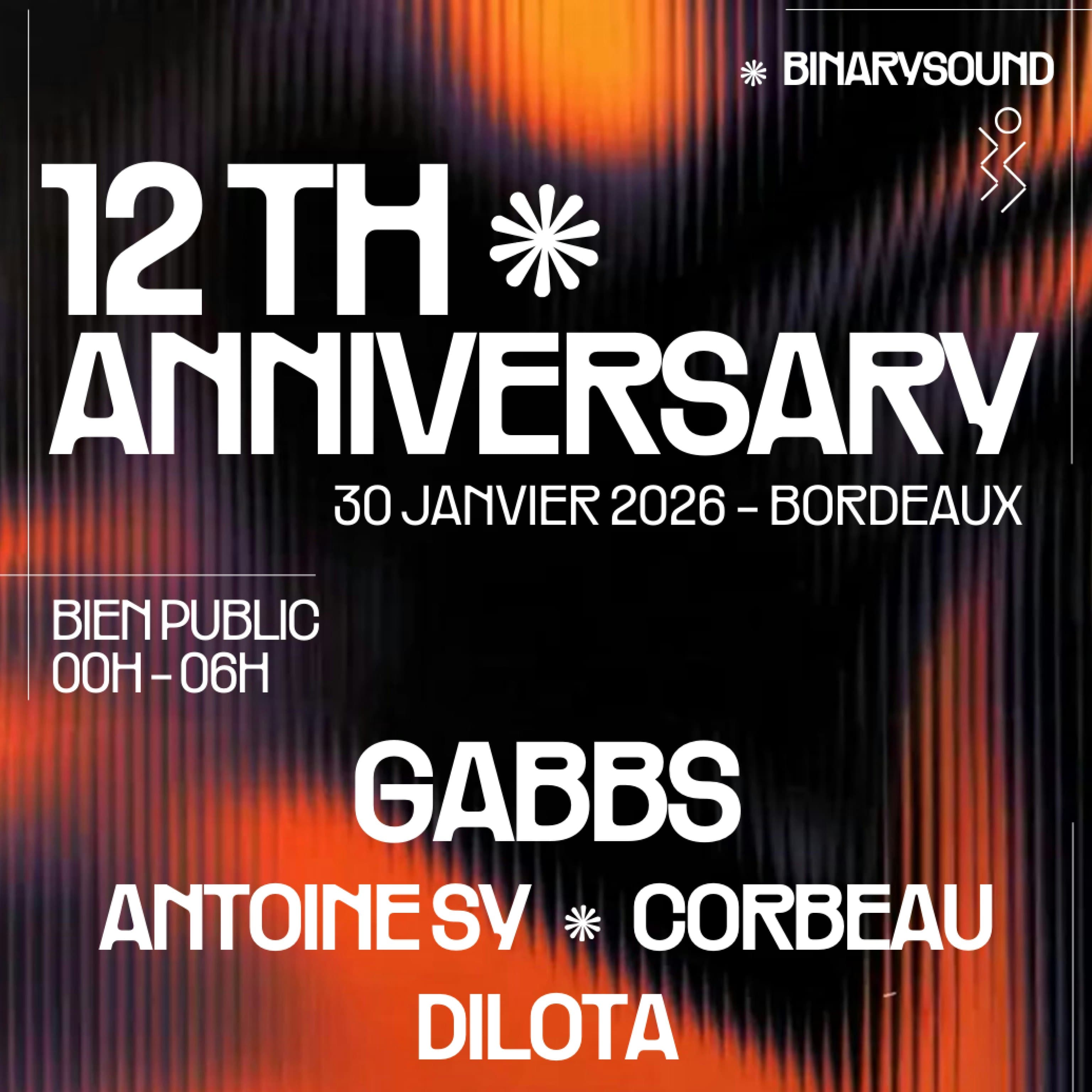 BINARYSOUND 12TH ANNIVERSARY