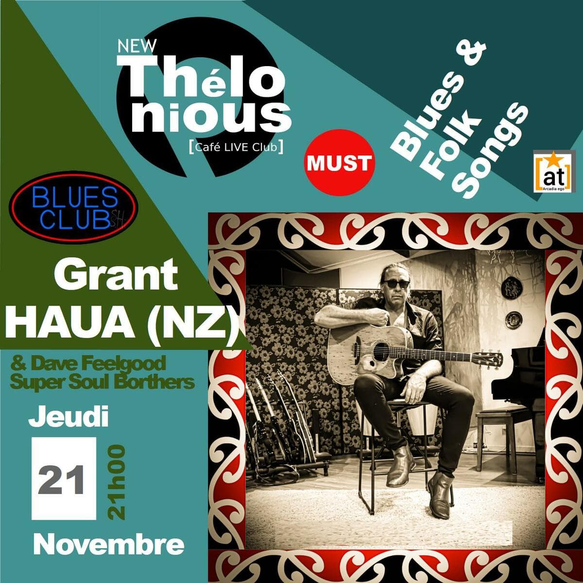 Blues club / Grant Haua & Dave Feelgood