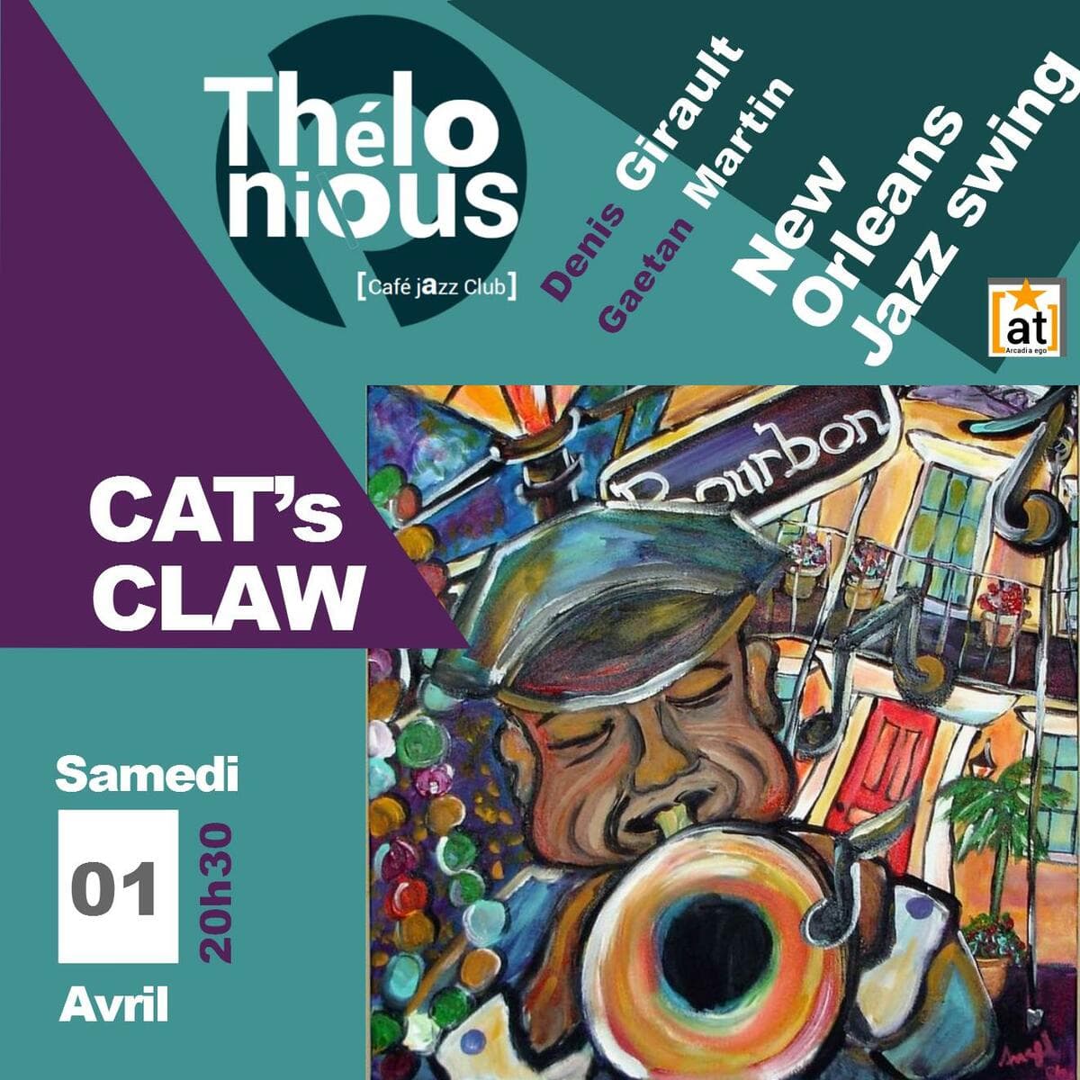 Cat's claw the jazz of the 1920's