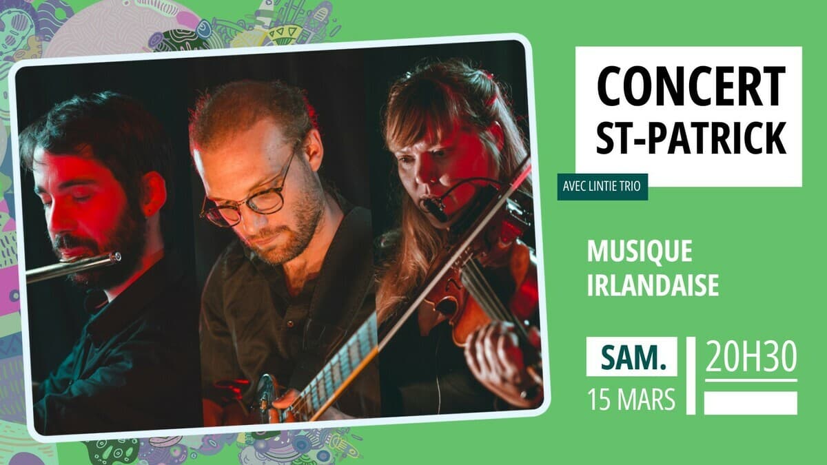 Concert Saint-Patrick avec Lintie Trio