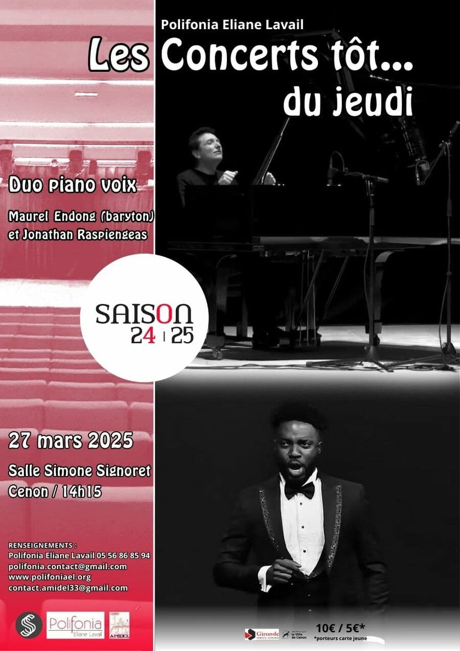 Concert tôt... piano voix