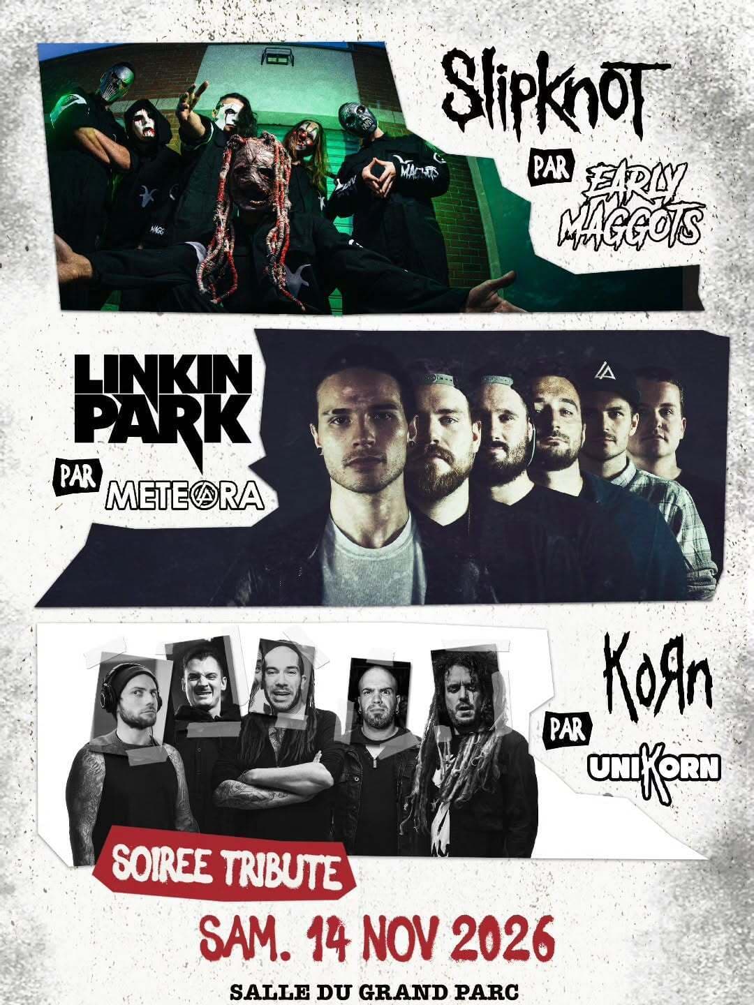 Concert tribute : Slipknot × Linkin Park × KoRn