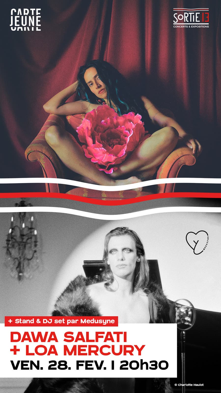 Dawa Salfati + Loa Mercury + Dj Set Medusyne