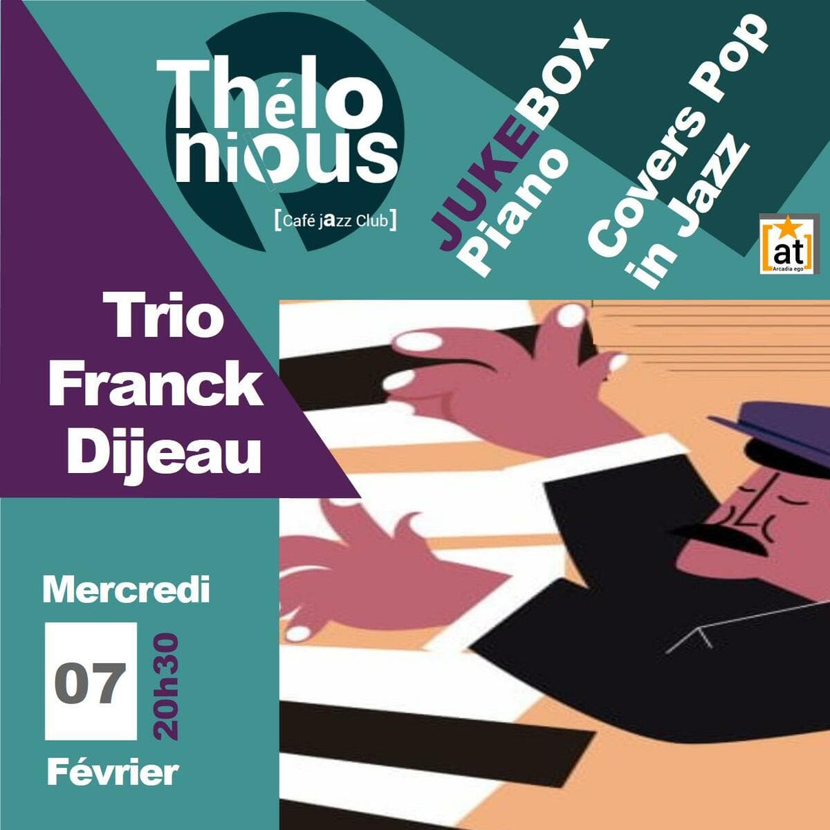 Franck Dijeau trio - Covers pop in jazz