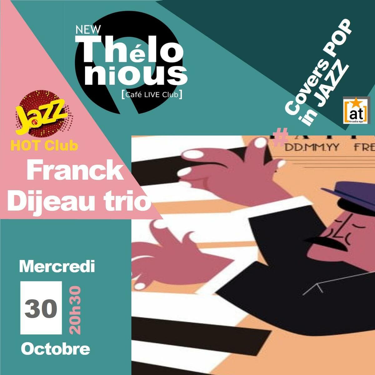 Franck Dijeau trio Jazz covers