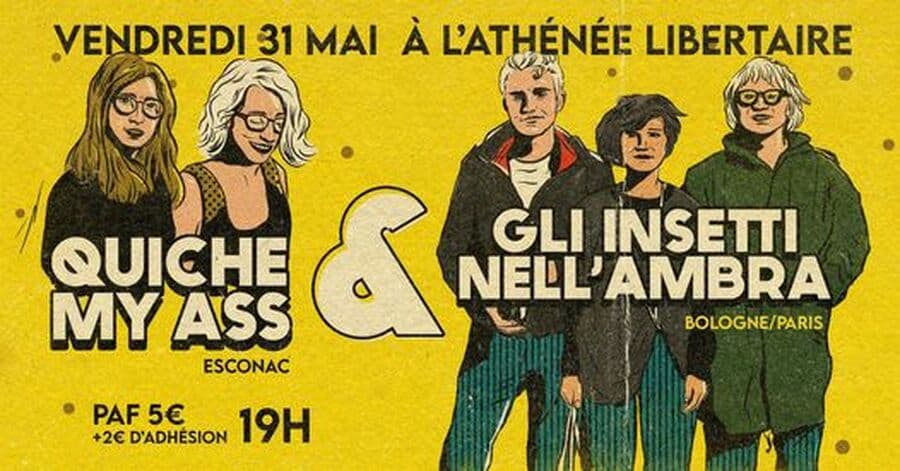 GLI INSETTI NELL’AMBRA + QUICHE MY ASS