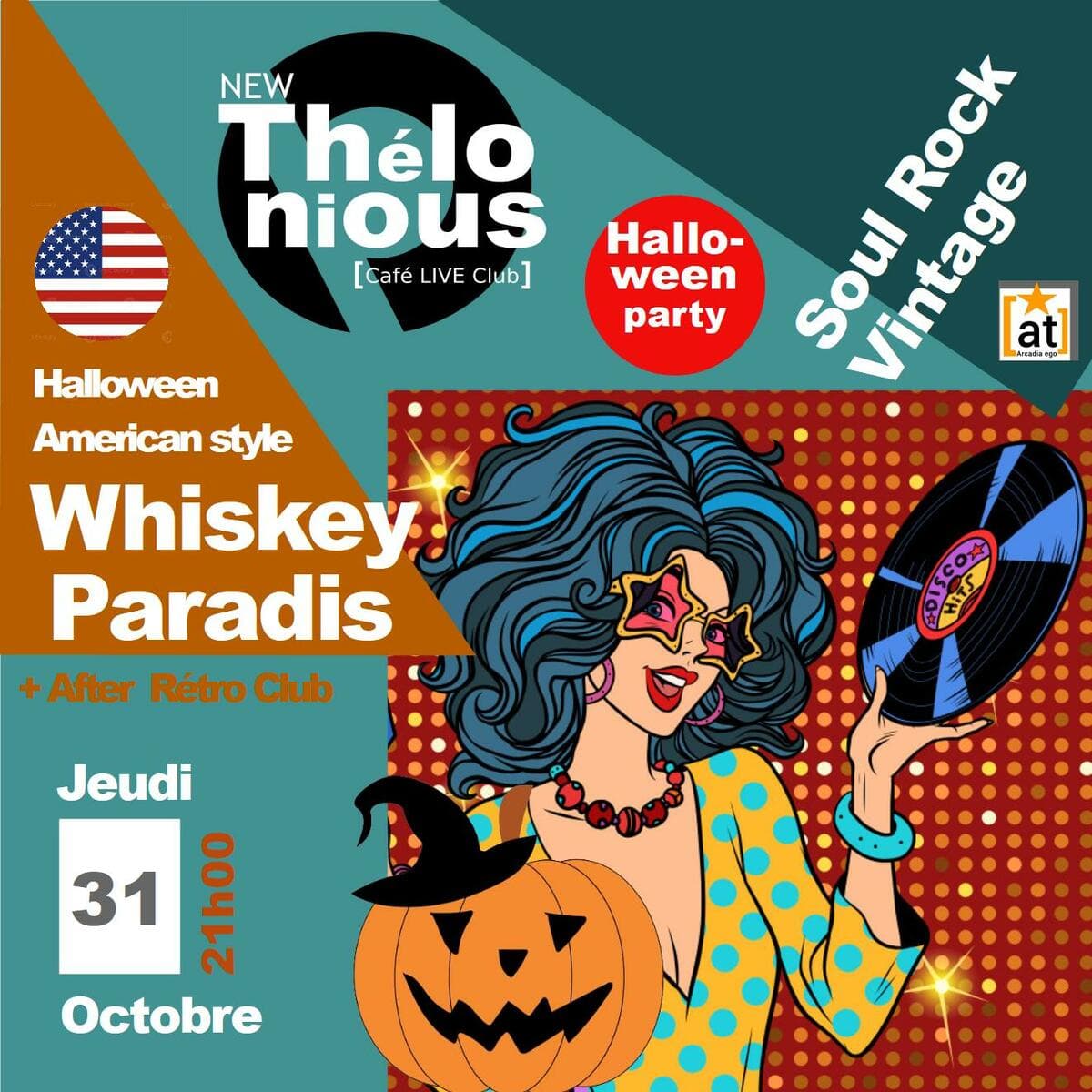 ''Halloween American style'' Whiskey Paradis