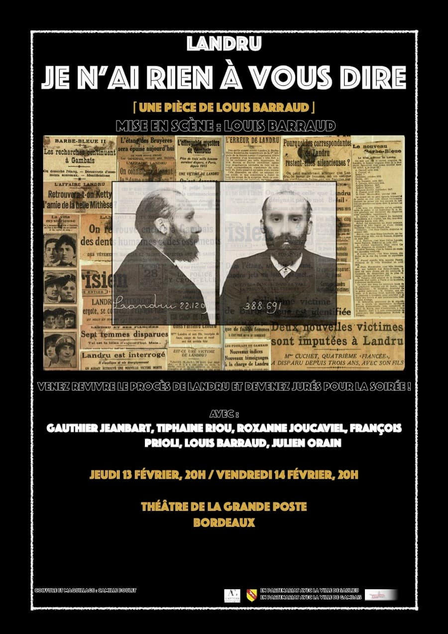 Je n'ai rien à vous dire - Le Procès de Landru