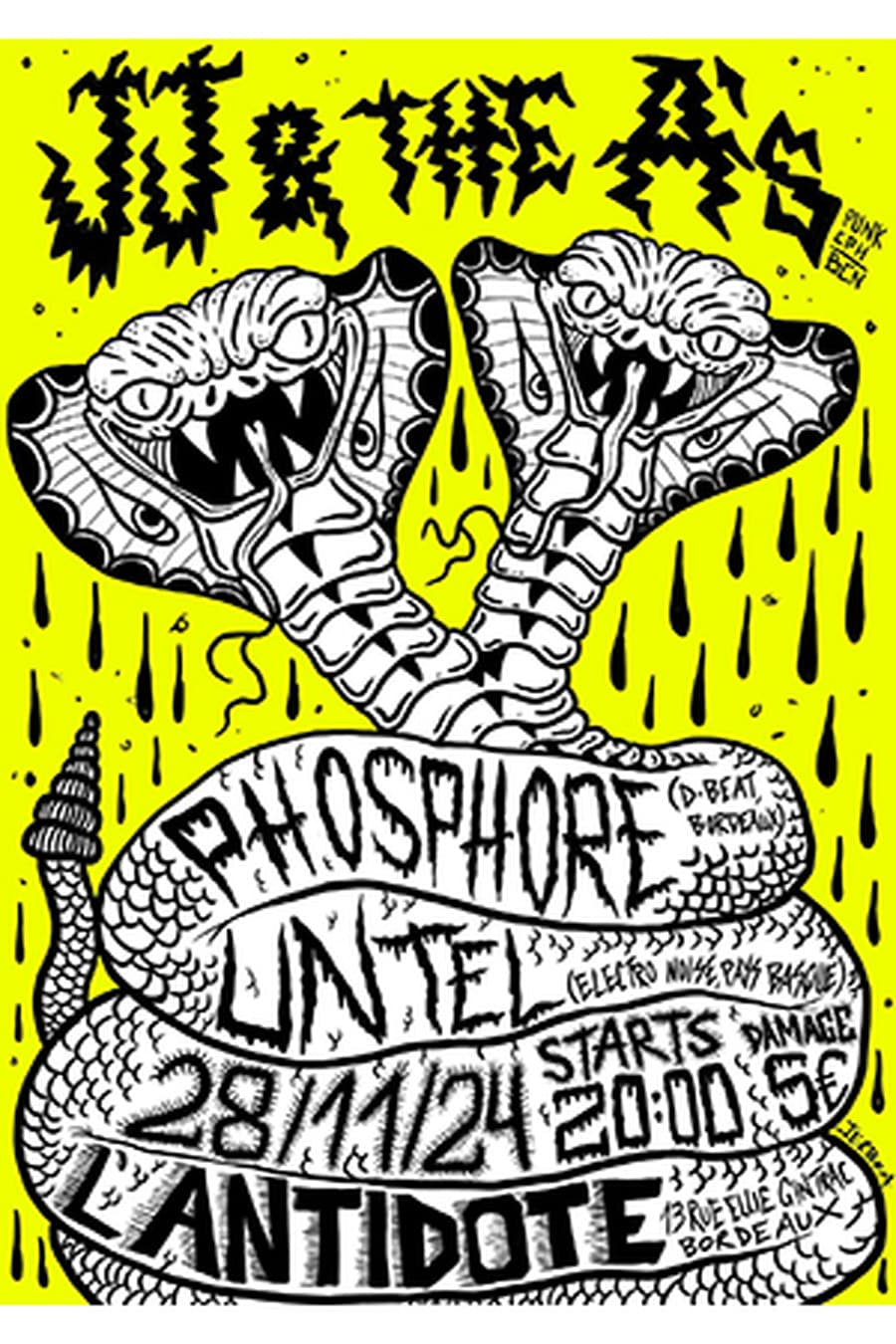 JJ And The A's + Phosphore + Untel