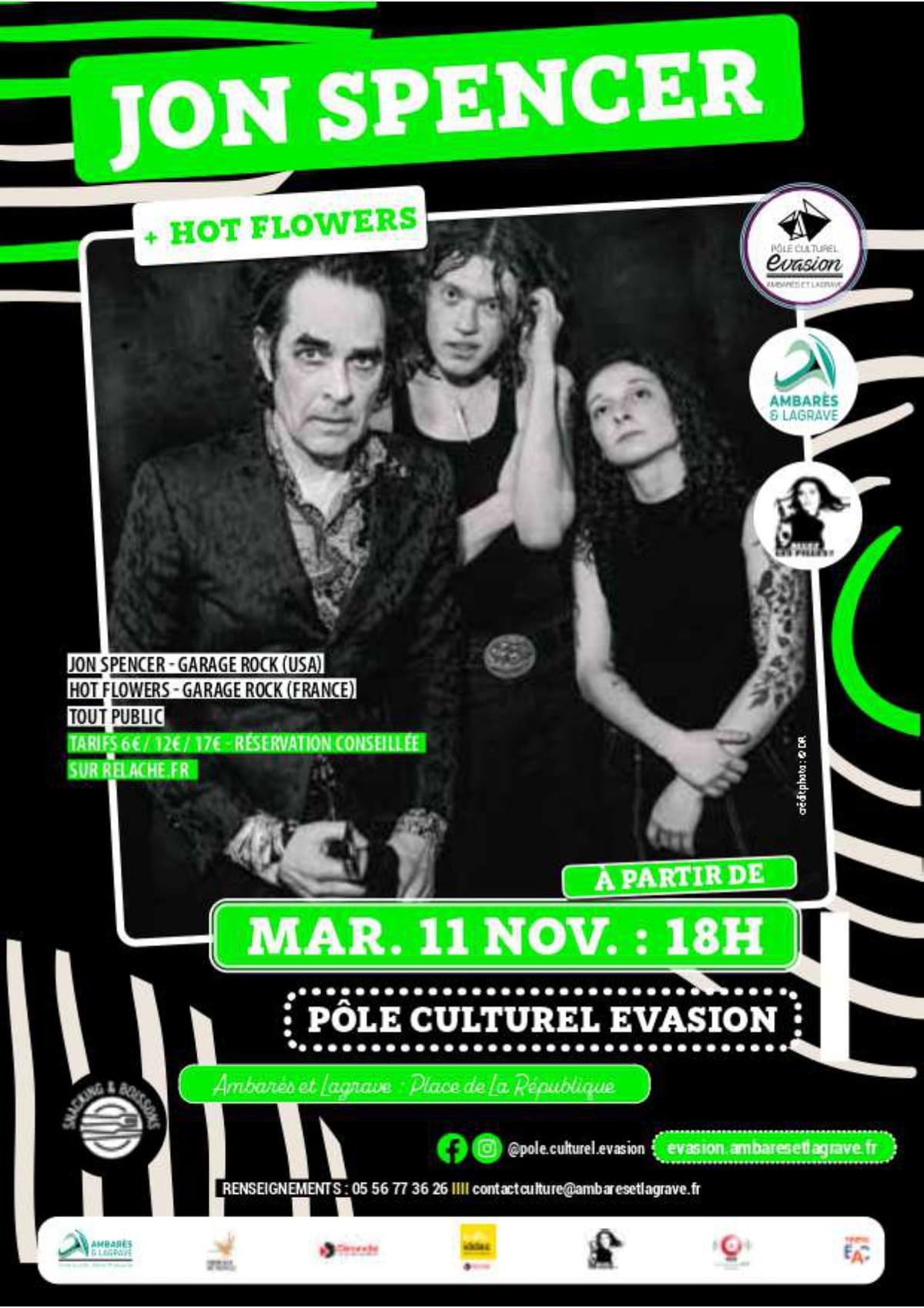 Jon Spencer + Hot Flowers