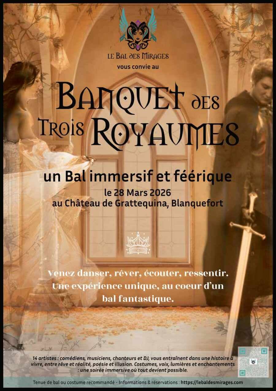 Bal immersif et féerique : Le Banquet des trois Royaumes