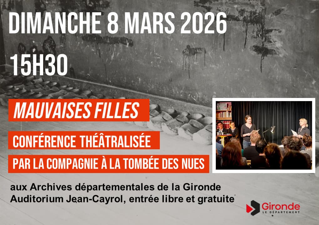 Mauvaises filles : la conférence théâtralisée