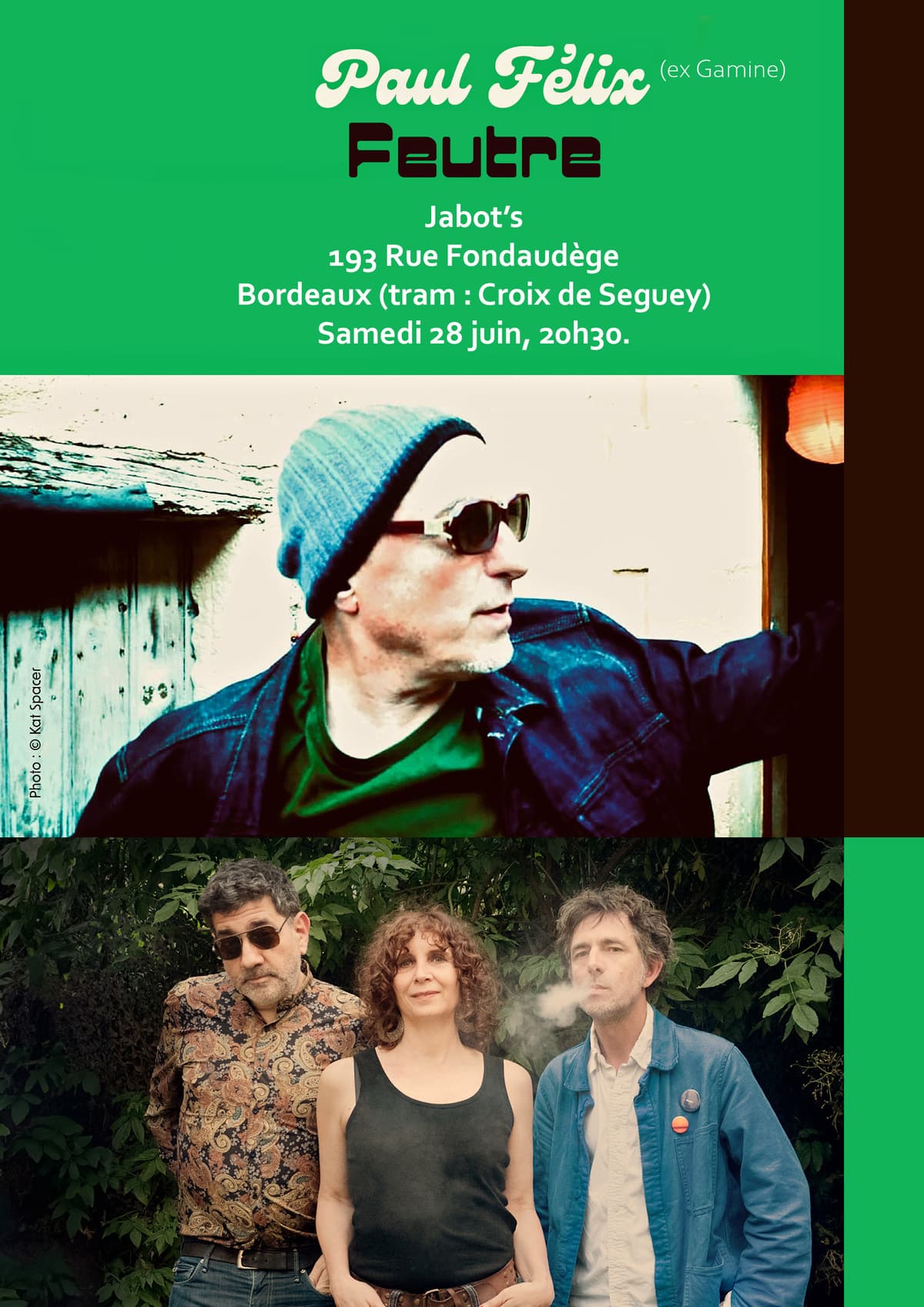 Paul Félix (ex Gamine) & Feutre