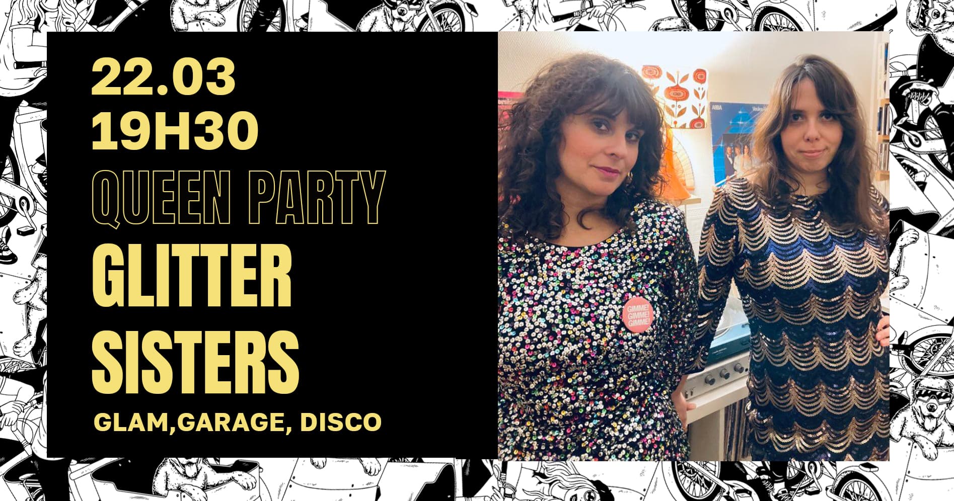 Queen Party - Glitters Sisters