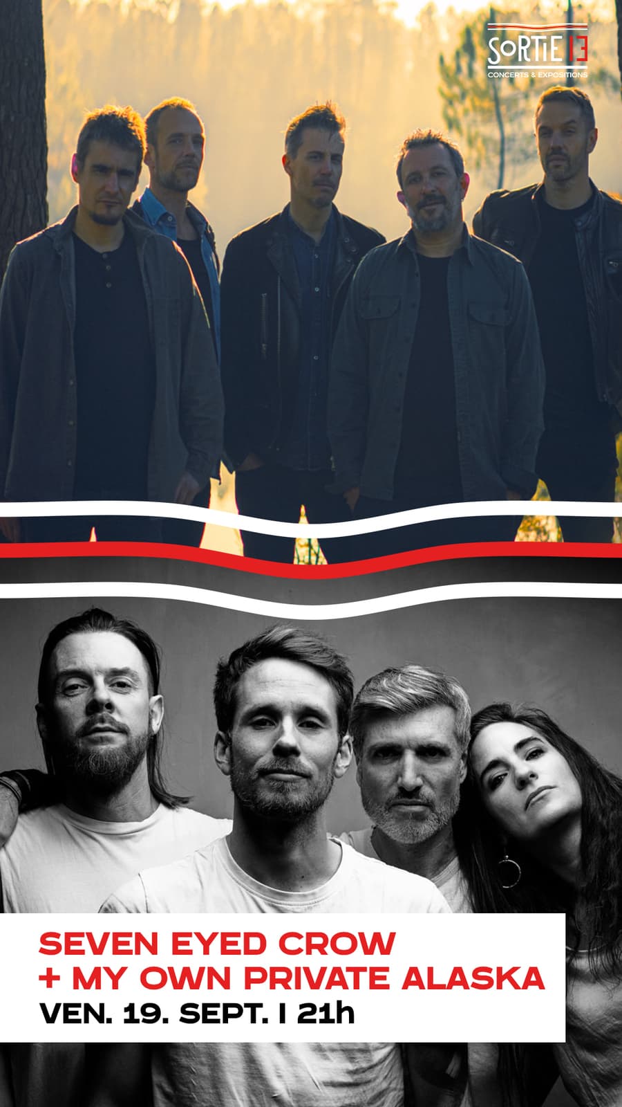 SEVEN EYED CROW + MY OWN PRIVATE ALASKA